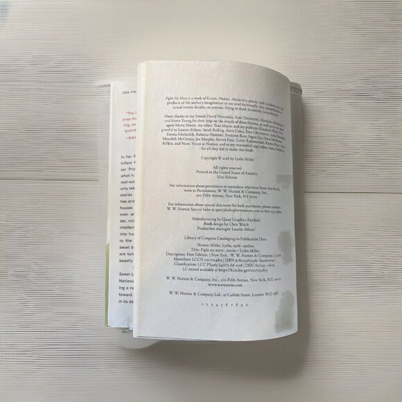 Fight No More: Stories By Lydia Millet 1st Edition Hardcover Book - Picture 4 of 5